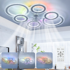 RGB LED Ceiling Fan Colorful