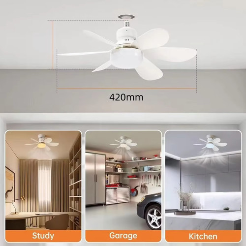 Led ceiling fan light with - light,