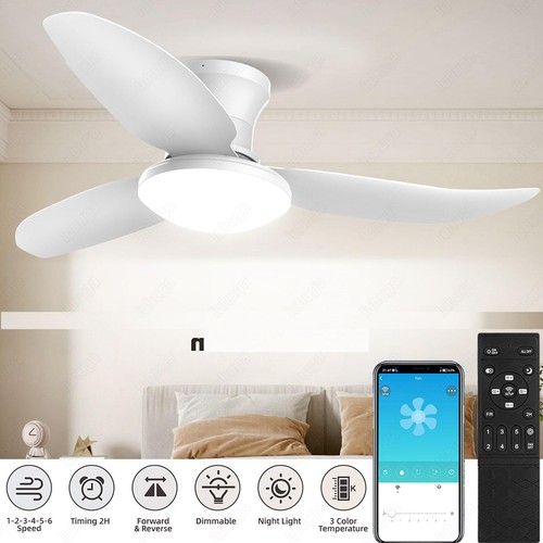 Led ceiling fans with light - led,