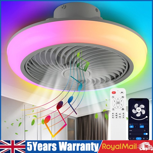 Led rgb ceiling fan light - led,