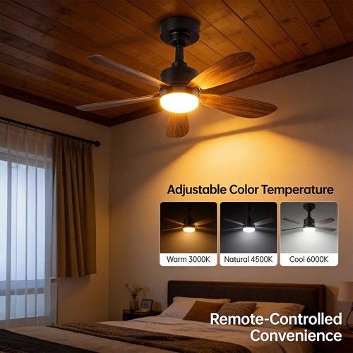 Small led ceiling fan - small,