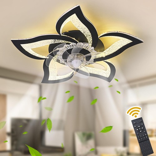 Ceiling fan with led - ceiling, light