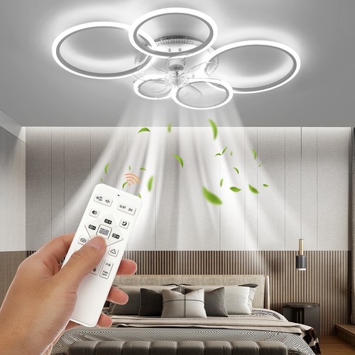 Ceiling fan with - fan, rgb
