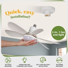 40W LED Ceiling Fan with Light